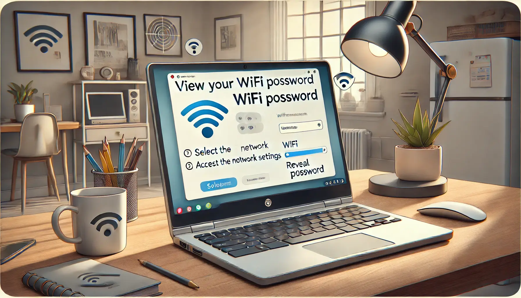 how to see wi-fi password on chromebook?